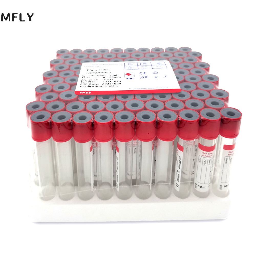 Medical Lab Technology - 100 szt. Medyczne probówki bez dodatków,