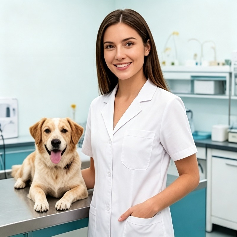 Medical Lab Gown - Białe fartuchy medyczne, odzież robocza dla
