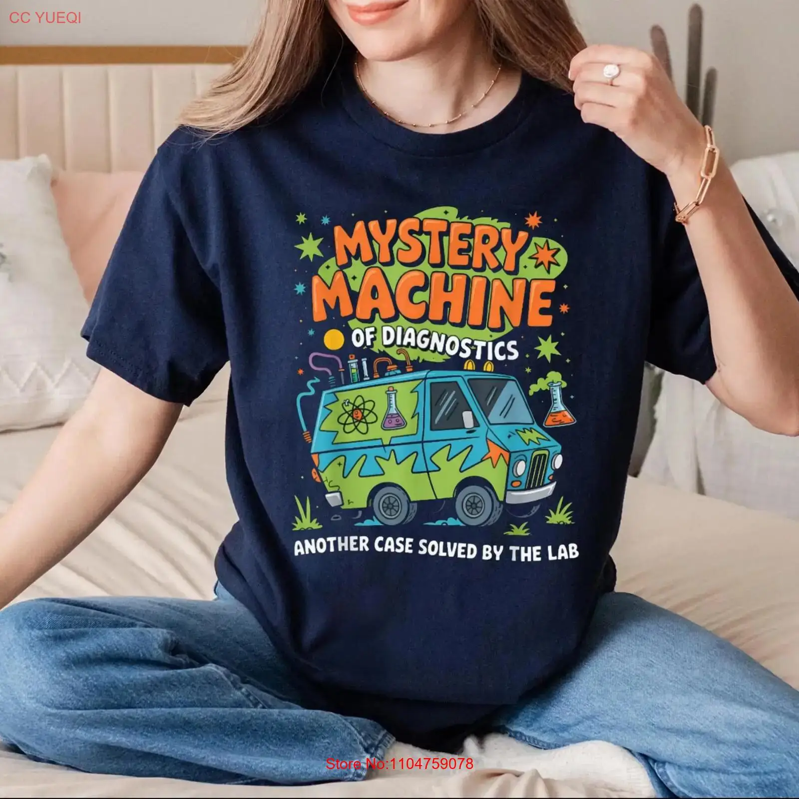 Medical Lab Machines - Koszulka Mystery Machine of Diagnostics Lab
