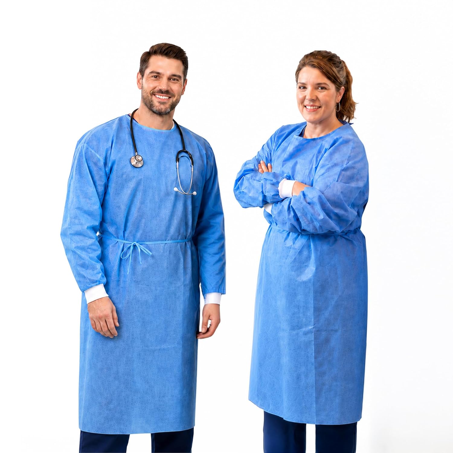 Medical Lab Gown - 3 jednorazowe kombinezony izolacyjne OOPP –