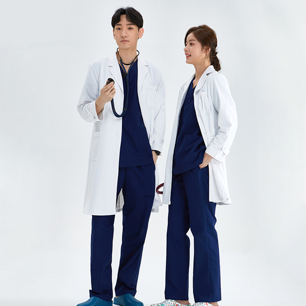 Medical Lab Gown - Jedwabisty fartuch laboratoryjny antystatyczna księżniczka Cut