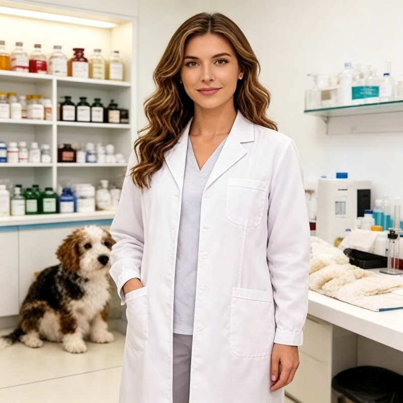 Białe fartuchy medyczne, odzie – Medical Lab Gown recenzja i cena