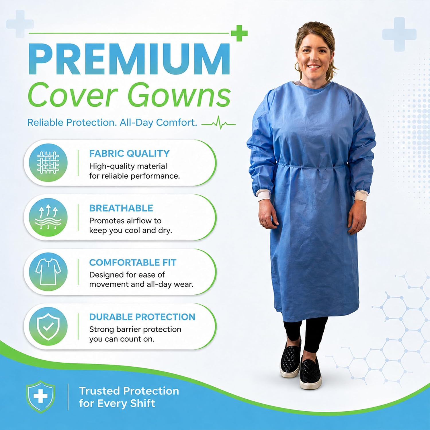 3 jednorazowe kombinezony izol – Medical Lab Gown recenzja i cena