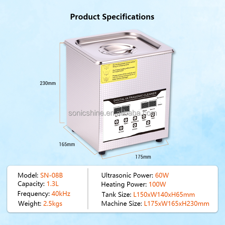 SN-08B 1.3L Elektryczna Ultrad – Medical Lab Machines recenzja i cena