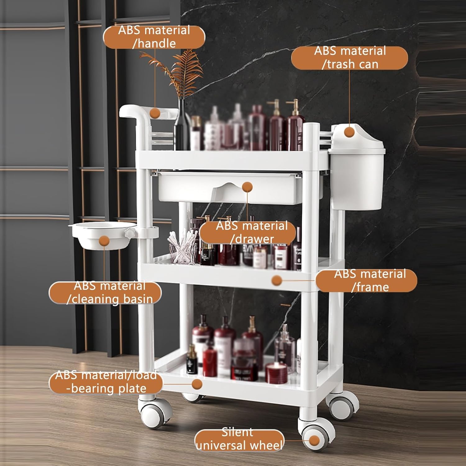 Wózek medyczny 3-poziomowy z s – Medical Lab Furniture recenzja i cena